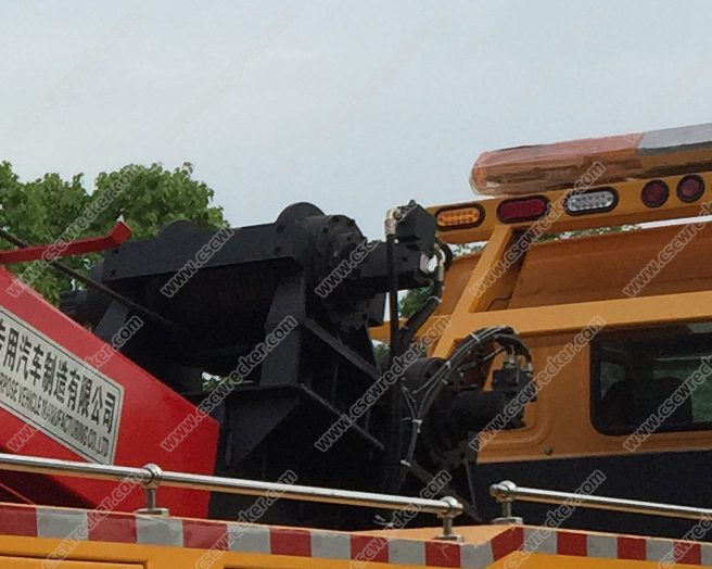 Worm Gear Winch Auto Wrecking Truck