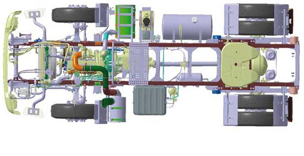 Compact Garbage Truck Chassis 10