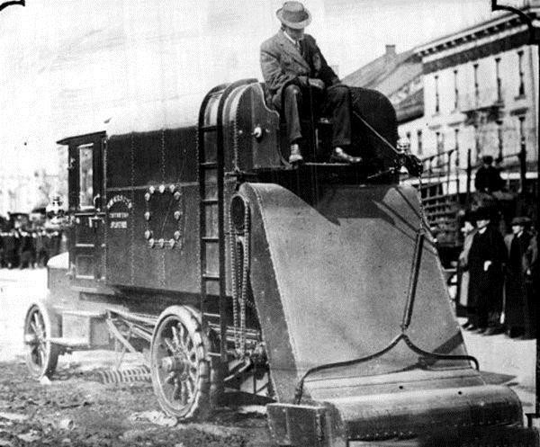 Chariot is Ancestor for Sweeper Trucks