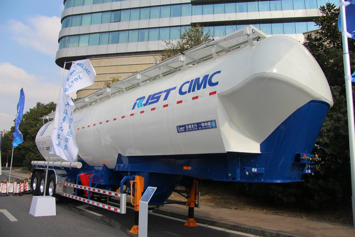 CIMC Released New Model Aluminum Tank Trailer 7