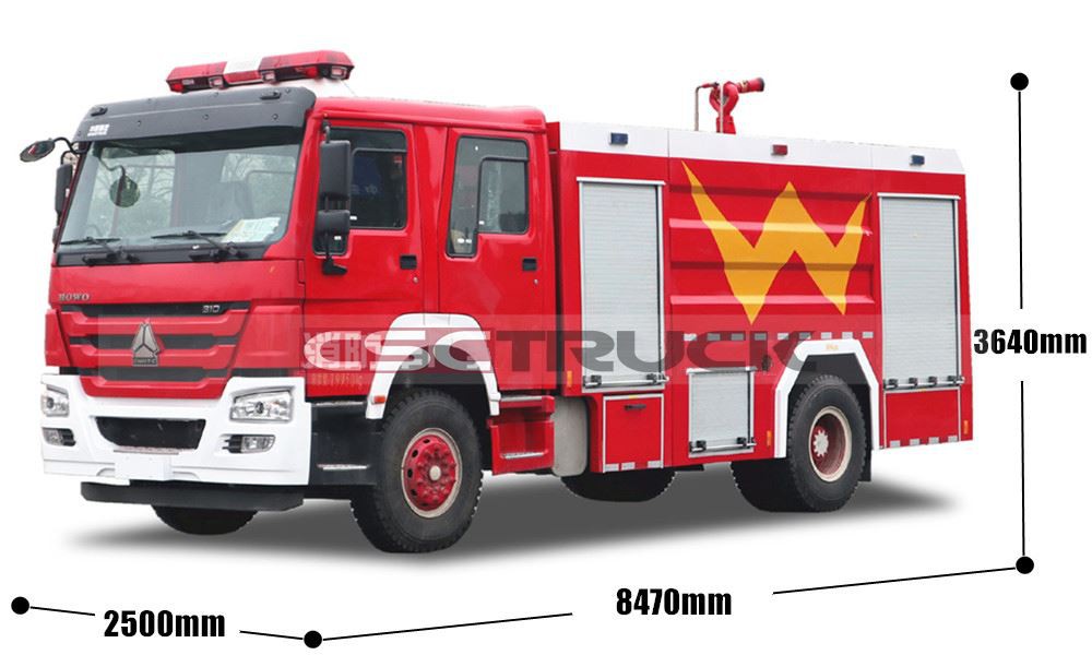 8 CBM Water Fire Apparatus