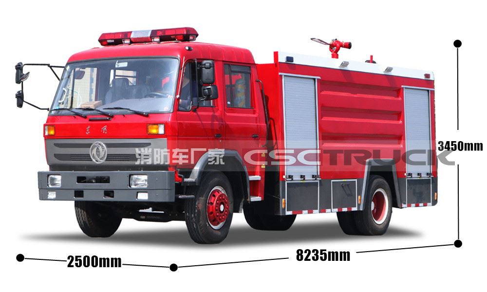 8 Ton Water Fire Truck