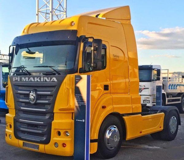 Front looks like Scania, Turkish copycat heavy truck sold for US$100,000 5