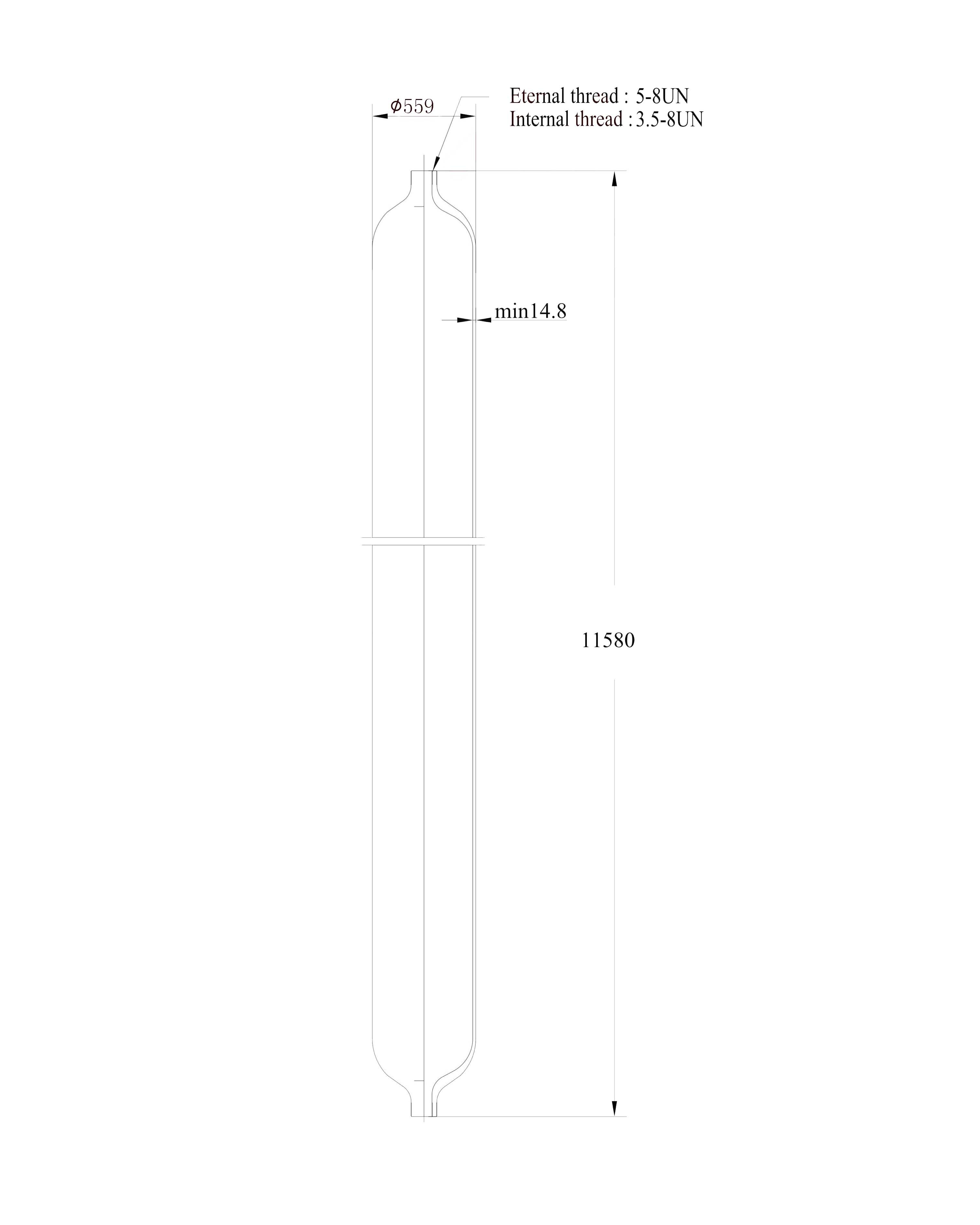 40ft CNG Type-1 Container Trailer Cylinder