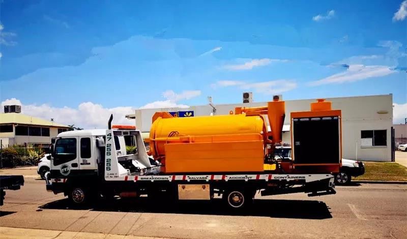 Smart Cleaning Sewer Truck Exported to Australia 2