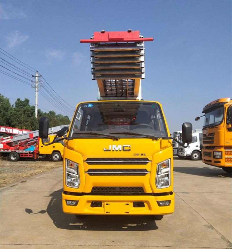 32 M Ladder Lift Mounted on JMC Truck0