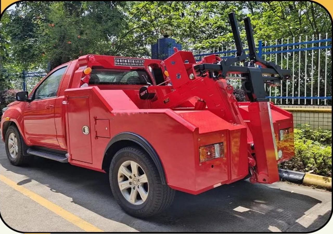 pickup truck red