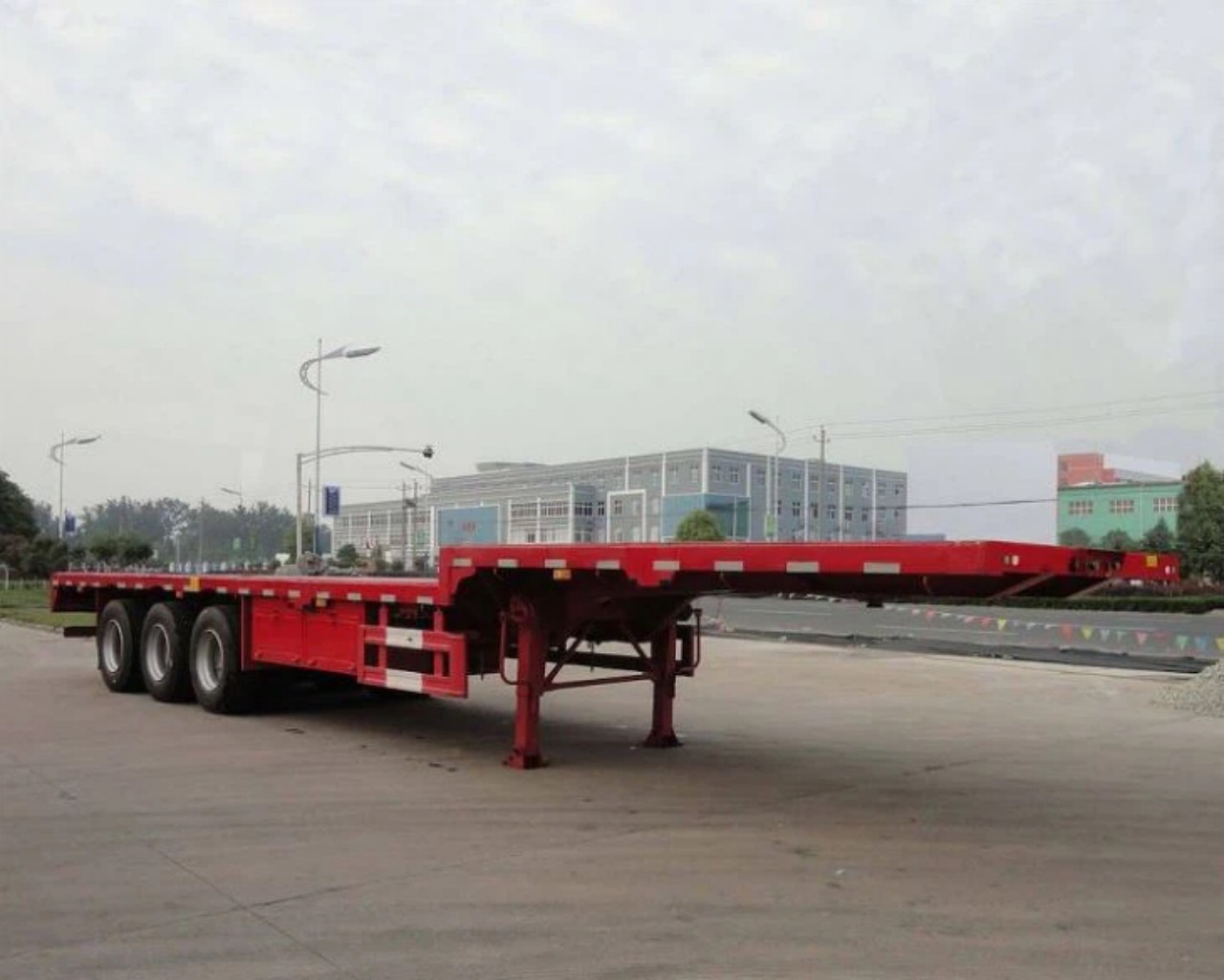 40 ton step deck cargo trailer 4