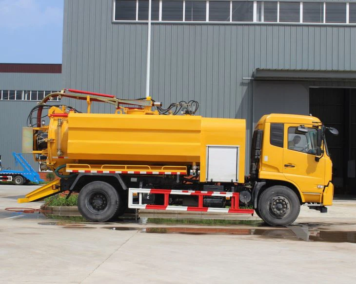 8CBM Combined Vacuum Sewer Truck