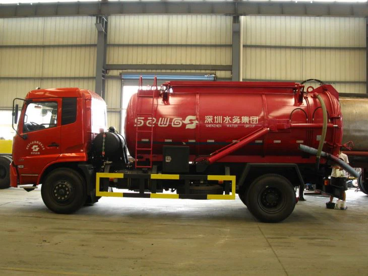 8CBM Vacuum Tank Suction Truck