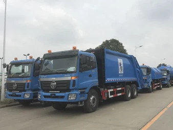 FOTON Sub Contracted Garbage Trucks For Gambia Municipal