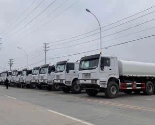 20Units HOWO Water Trucks Export To West Africa