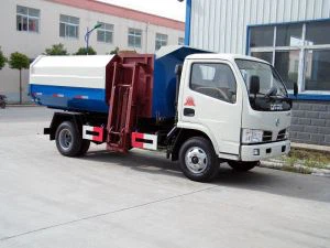 5CBM Side Loader Garbage Truck