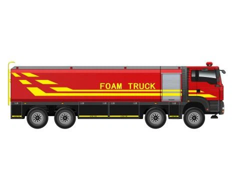 24 Ton Liquid Foam Transfer Fire Truck