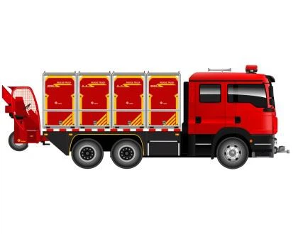 Earthquake Rescue Fire Truck