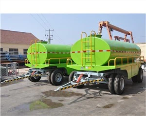 2 Axle Turntable Skip Tank Trailer