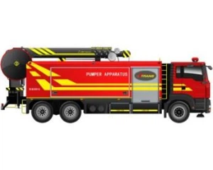 3500/6000 M Pumper Fire Truck