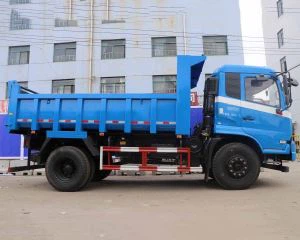 Dump Truck With Mounted Crane