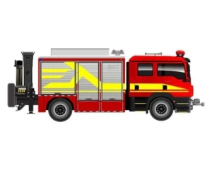 Integrated Rescue Fire Truck