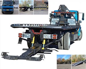 ISUZU Flatbed Tow Truck With Crane