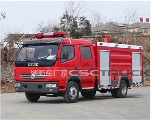 Spraying Water Firefighter Truck 4000 Liters