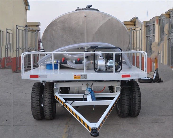 Stainless Steel Tank Trailer 5000L Double Axle