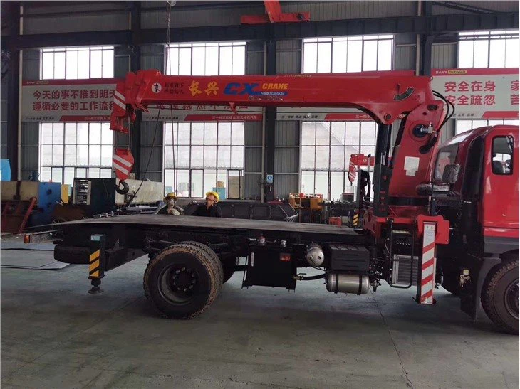 6Ton Lorry Loader Telescopic Crane