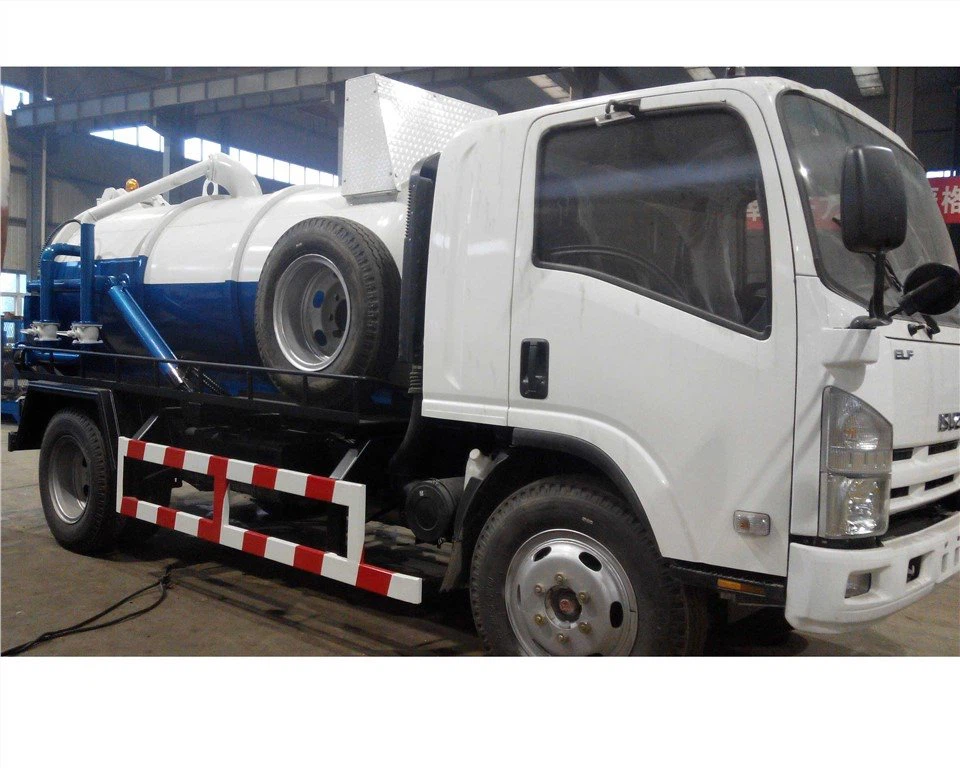 4CBM Vacuum Sewage Suction Truck