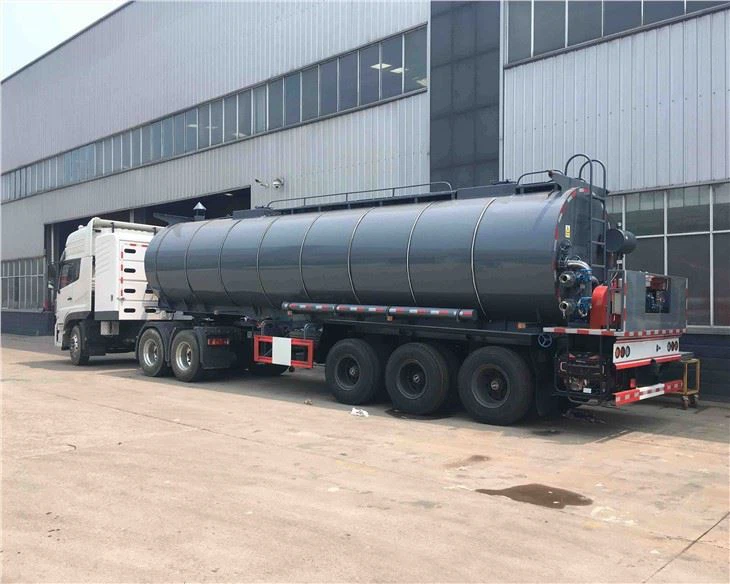 Heating Bitumen In Transport Trailers 30CBM