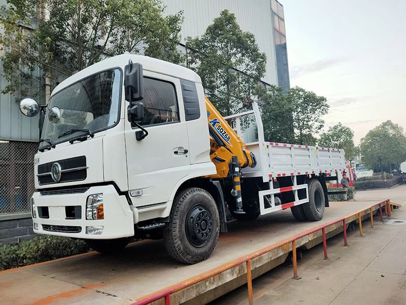 4Ton Crane Mounted Truck Delivered To Uzbekistan