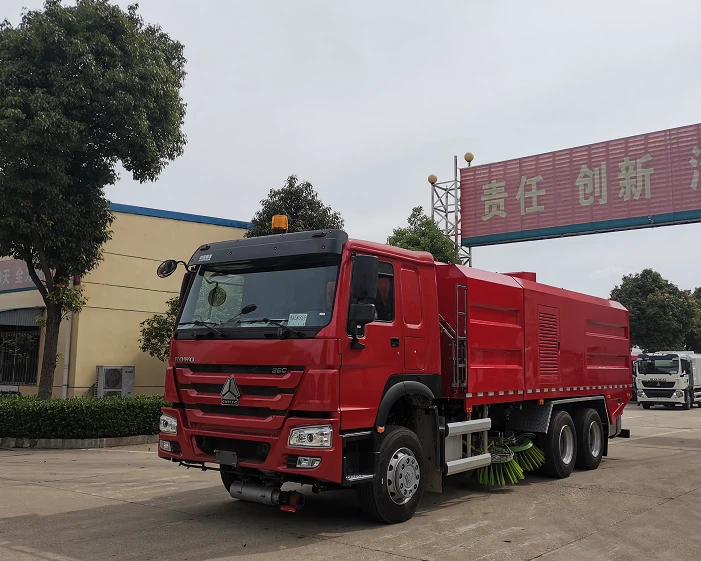 HOWO Heavy Duty Road Sweeper Exported