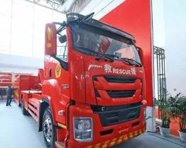 Isuzu GIGA Fire Truck in Exhibition