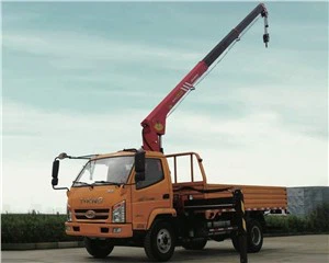 Lifting Capacity 3200kg Truck With Stiff Boom Crane