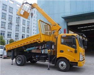 Utility Truck Telescopic Cranes 4Ton Lifting