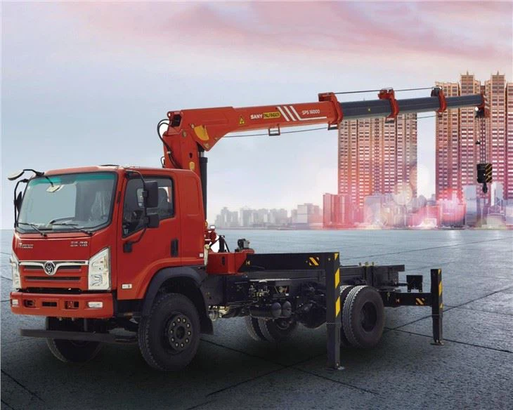 Truck With Palfinger Stiff Boom Crane Capacity 7000kg