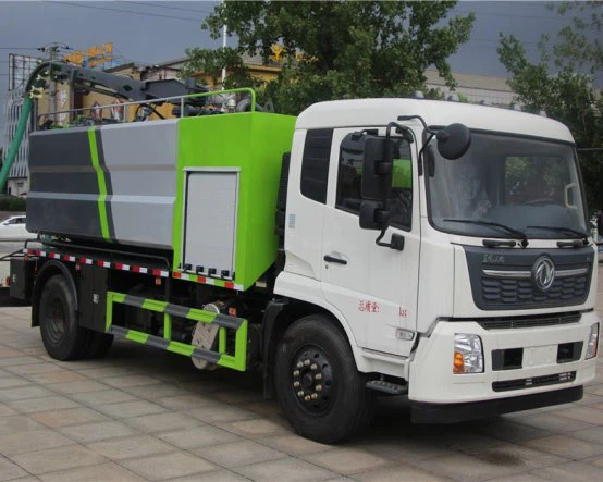 12 CBM Separated Tank Sewer Cleaning Truck