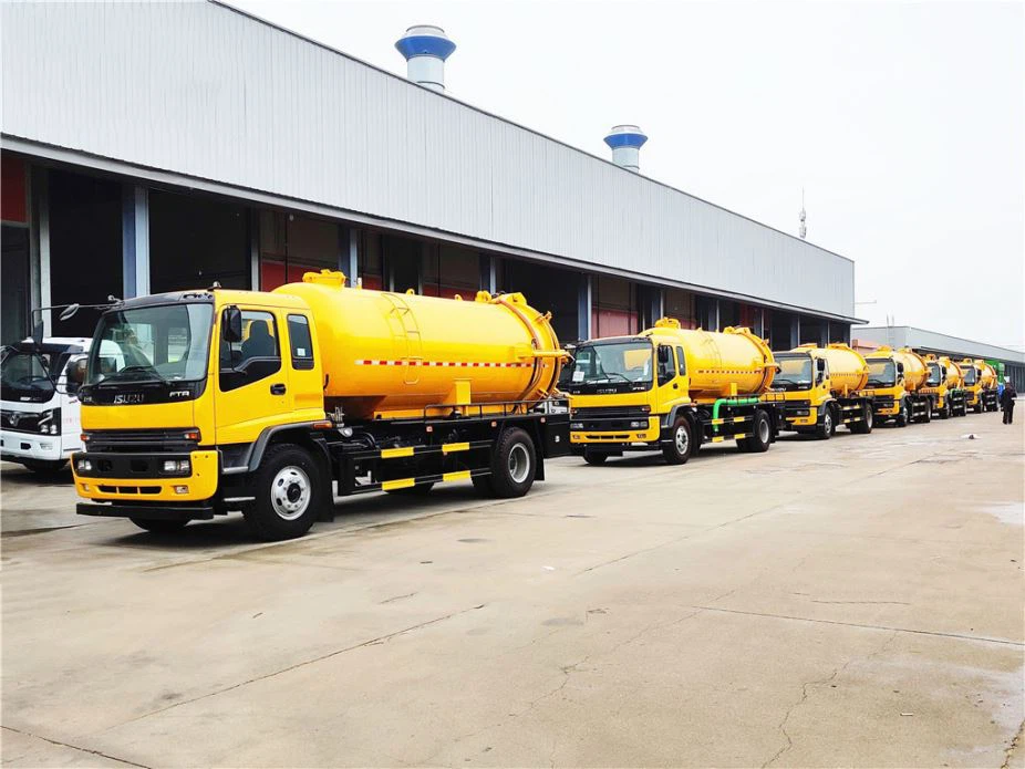 6 Units Sewer Trucks Shipped To The Philippines