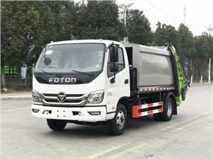 Multi-control Garbage Compactor Truck