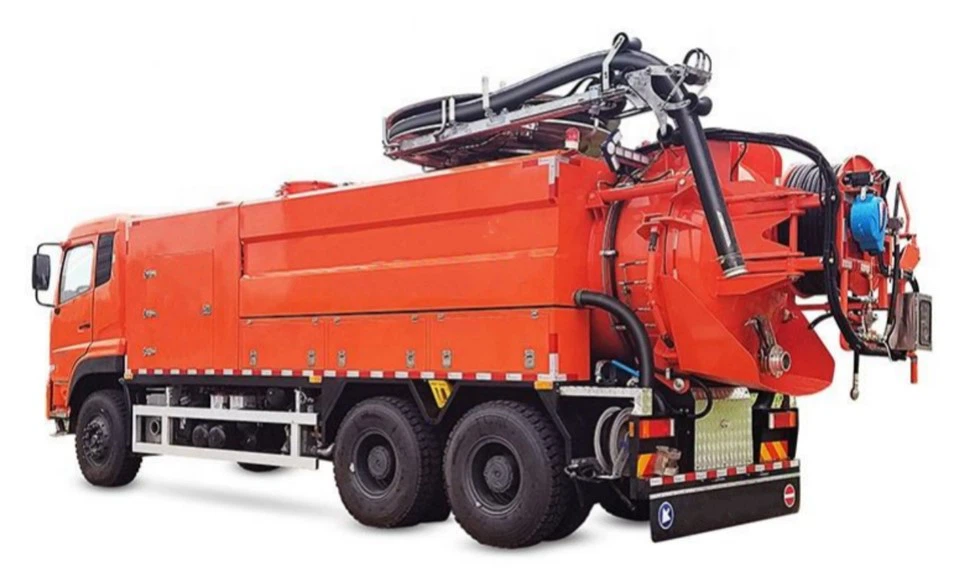 13000 Liters Combined Jetting Vacuum Truck