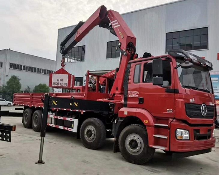 14 Ton Articulating Crane On Truck