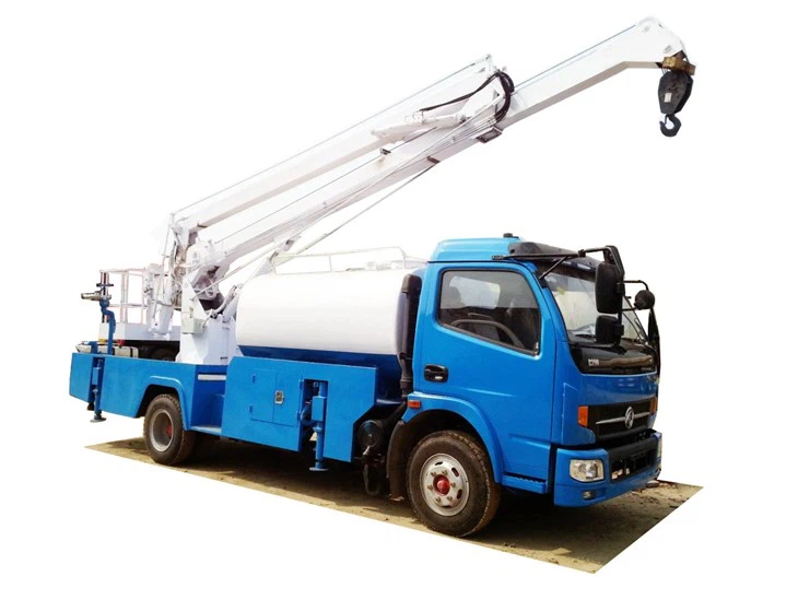 16m Articulated Bucket Truck Manlift Mounted Water Tank 3,000L