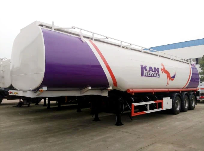 3 Axles 55,000L Fuel Semitrailer Exported To Africa