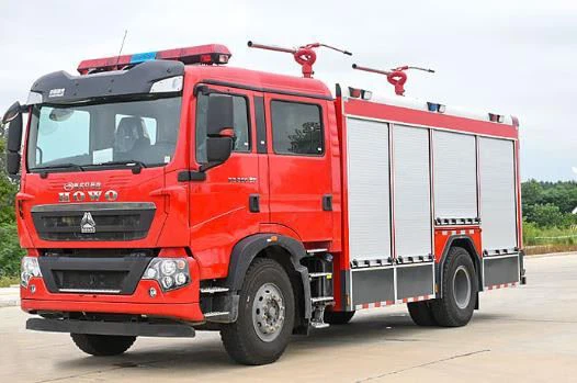 4000kg Dry Powder Fire Truck