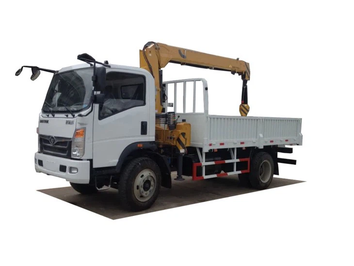 4X2 Truck With 5 Ton Articulated Cranes