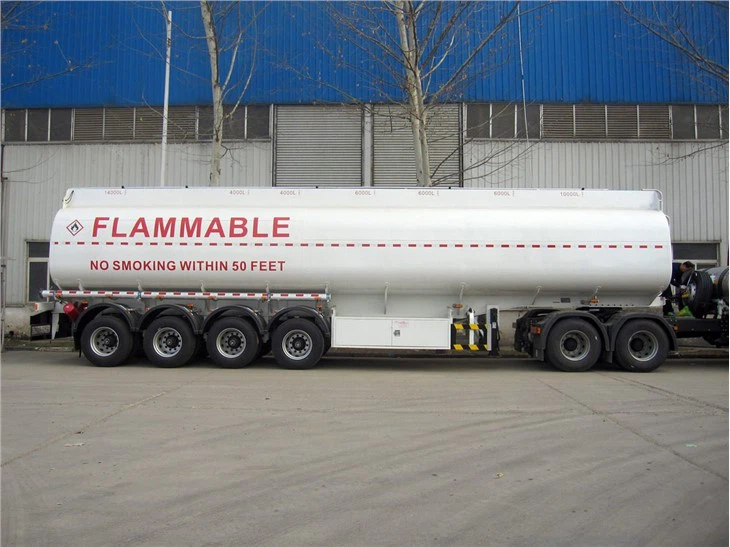 50000 Liters Crude Oil Tanker Trailer