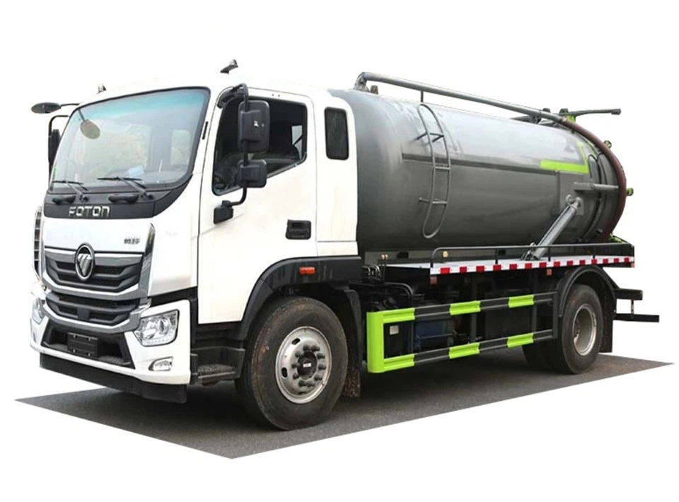 6 Wheelers 12 CBM Vacuum Tanker