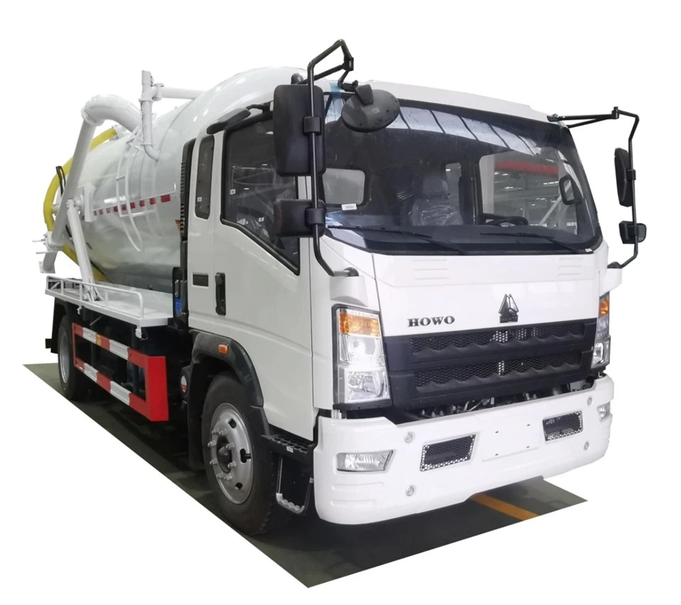 6 Wheelers 12000 Liters Septic Suction Truck