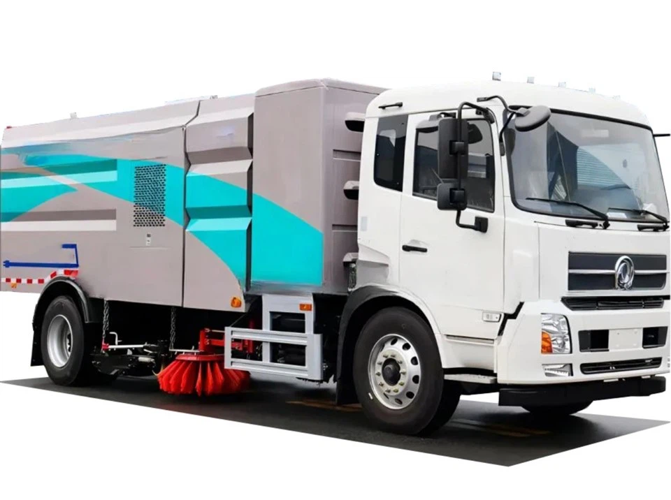 6 Wheelers 16000 Liters Airport Sweeper