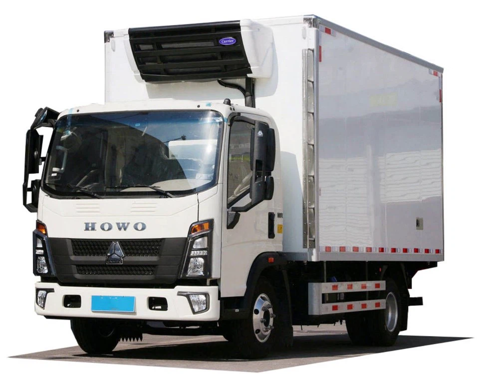 HOWO Refrigerated Cargo Van With Thermo King RV580 Refrigerator