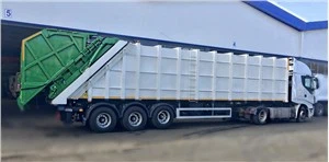 Semitrailer Hydraulic Garbage Compactor
